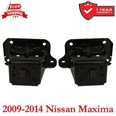 Bumper Bracket For 2009-2014 Nissan Maxima Front Left & Right Side Set 2pcs