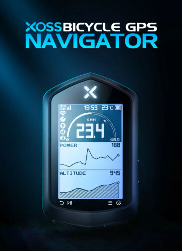 GPS Bike Computer Wireless Speedometer ANT+ Map Route Navigation Vortex Sensors - Picture 15 of 31