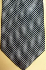 NEW Brooks Brothers Blue With Gold Accent English Silk Tie Made in USA