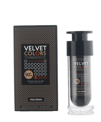 Frezyderm Velvet Colors Matte High Coverage Foundation SPF50+ 30ml-FREE SHIPPING