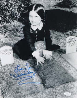 Lisa Loring Signed ''The Addams Family'' 11x14 Photo Inscribed ''Wednesday'' (JSA)