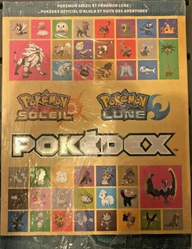 Pokédex officiel  avec poster   : Pokémon Soleil et Lune Neuf Nintendo 3DS