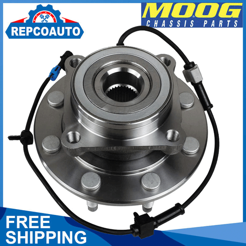 4WD MOOG Front Wheel Bearing Hub for Chevy Silverado Sierra 1500HD 2500HD w/ABS - Picture 1 of 10