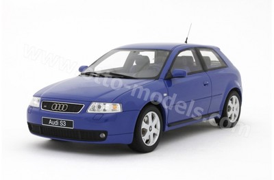 OTTO MOBILE Audi S3 Facelift Blue 1:18 LE 1000pcs OT099 *Rare Find