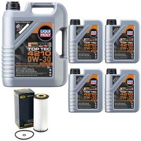 MotoröL Set 4210 0W-30 Liqui Moly 9 Liter + ÖLfilter FüR VW Crafter 30-35 30-50