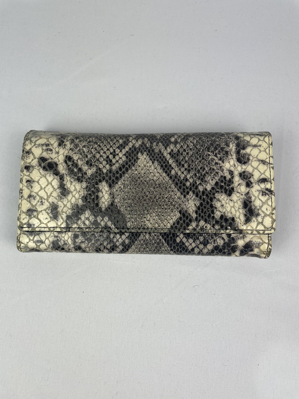 The Find Clutch Python Pattern Leather Wallet - image 1