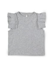 Stella Mccartney Kids girl dress top t-shirts gray pink size 2 4 6 8 337936