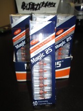 Magic 25 Cigarette Filters - 5 Packs of 10ct - 2 Each Pack - Total 50 Pieces