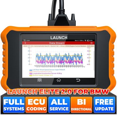 LAUNCH Elite For BMW / Mini Bidirectional OBD2 Scanner Car Diagnostic ECU Coding