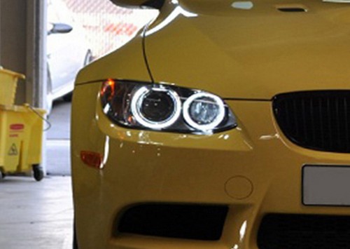 2x Xenon Weiss 6W LED Angel Eyes Scheinwerfer für BMW 3er E90 E91 Vor LCI 04-08 - Bild 10 von 12