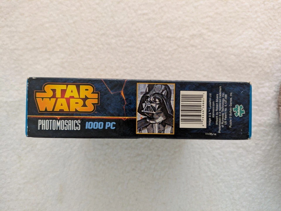 DARTH VADER STAR WARS Serie 1 FOTOMOSAICOS 1000 PC Buffalo 2014 SELLADO Foto 3 de 4