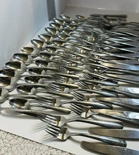 67 Piece Oneida Sant Andrea Andorra  Stainless Steel Place/Dinner/Flatware Set
