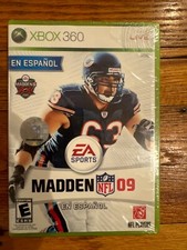 Brand new still in plastic Madden NFL 09: En Espanol (Microsoft Xbox 360, 2008)