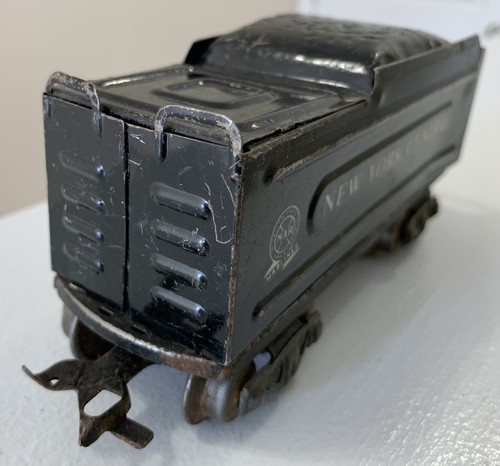 MARX train - metal NYC Wedge Tender - O gauge - w/ metal Tilting Fork ...