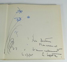 Georges LAPORTE. Monographie. Envoi signé + dessin. Raphaël Mischkind. 1975