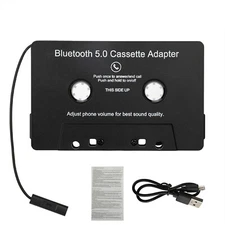 Bluetooth 5.0 Car Audio Stereo Cassette Tape Adapter To Aux for iPhone Samsung