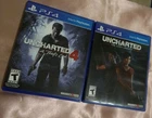 PS4 Uncharted (The lost Legacy) and Uncharted 4 (A Thieves End)