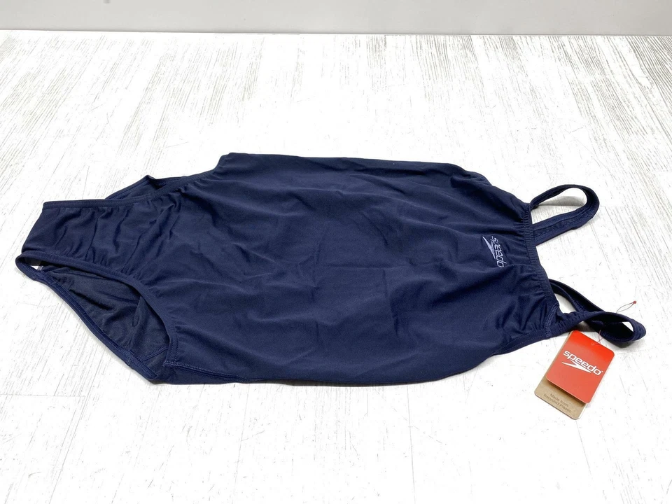 Traje de baño para mujer Speedo Eco End Medalist talla 40 azul marino - Imagen 3 de 4