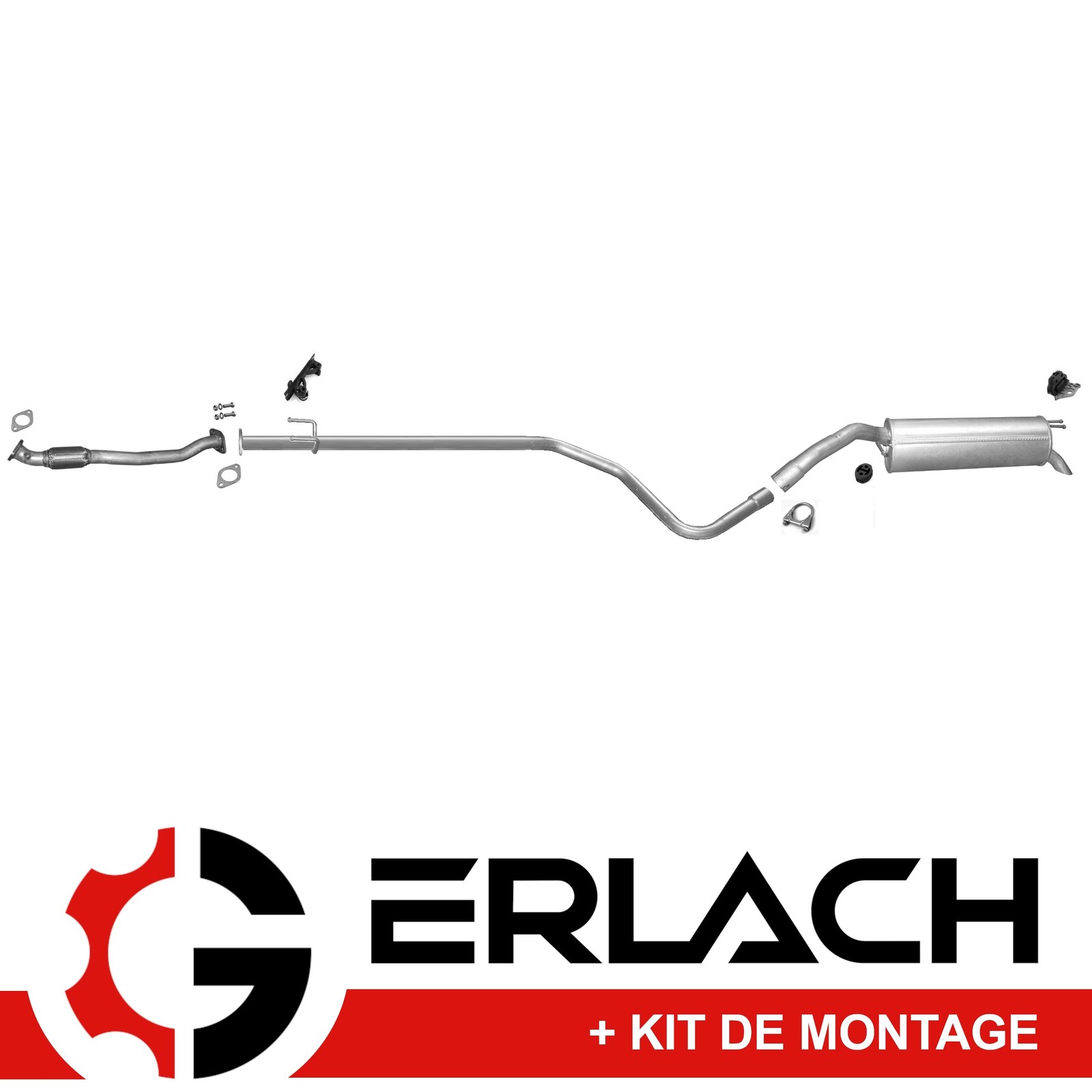 Silencieux echappement Fiat Bravo II 1.6 Mjtd des 03/2008 pour controle technique