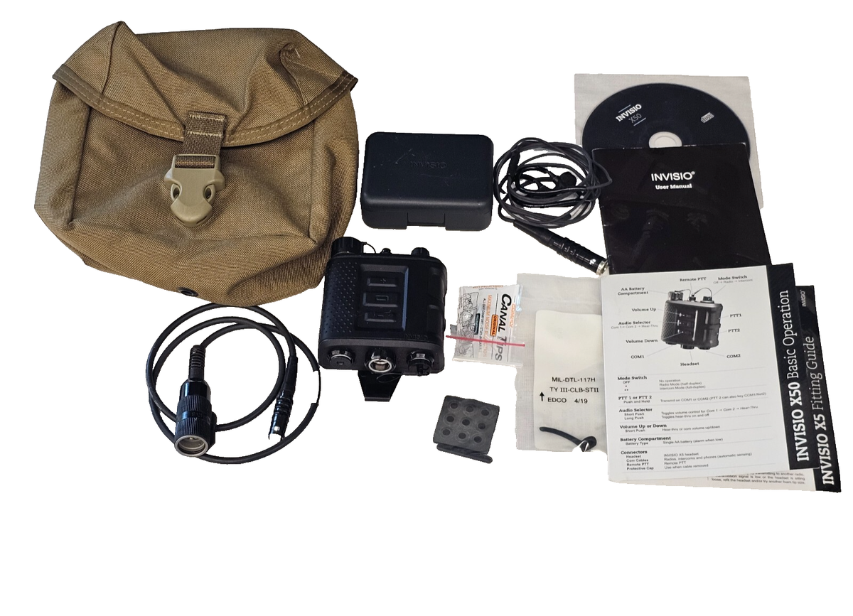 INVISIO V60 X5 PRCケーブルセット Invisio INV X50 Tcaps Comms Kit X5 TEA PRC 148 152 154