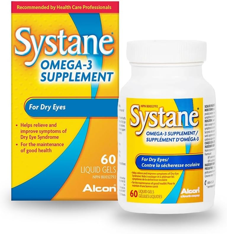 SYSTANE Omega-3 Supplement, Ocular Vitamin For Dry Eyes, 60 Liquid Gels | eBay SYSTANE Omega-3 Supplement, Ocular Vitamin For Dry Eyes, 60 Liquid Gels | eBay