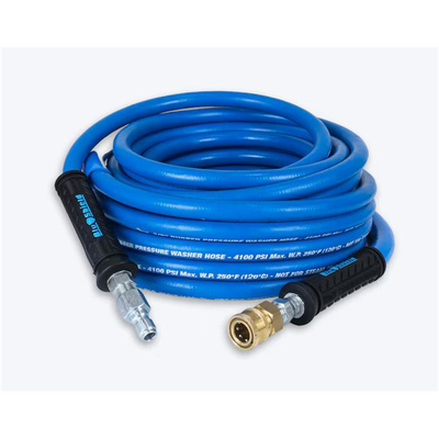 #ad TTPW3850 BluBird Tough Tek Rubber Pressure Washer Hose 3 8quot; x 50#x27; with Coupler $143.47