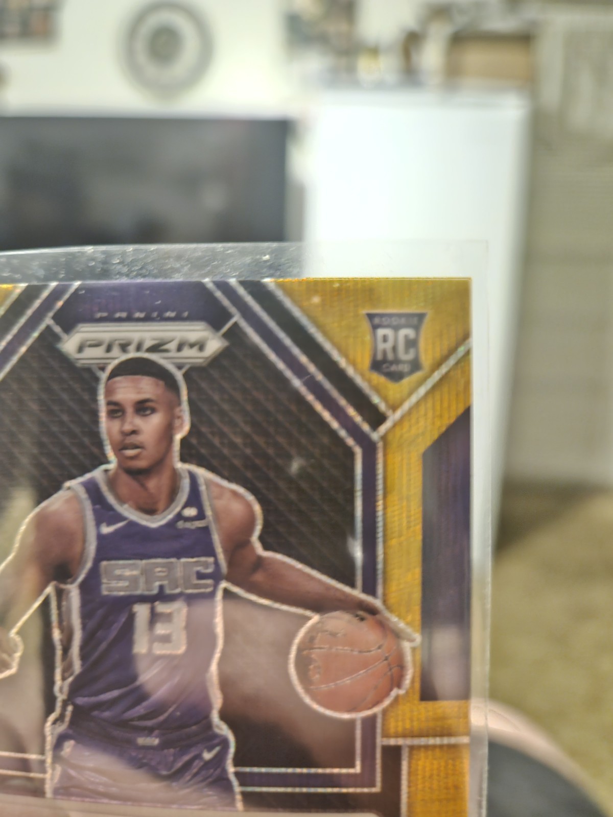 2022-23 Prizm Keegan Murray Gold Auto #/10 Rookie RC - Kings view 4