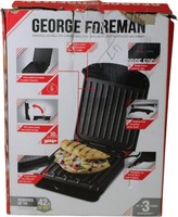 George Foreman 25800 Small Fit Grill Black Non-stick Indoor Health 760w Contact