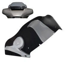 Wave Windshield Windscreen 8" For Harley CVO Street Glide FLHXSE 2023+ Black
