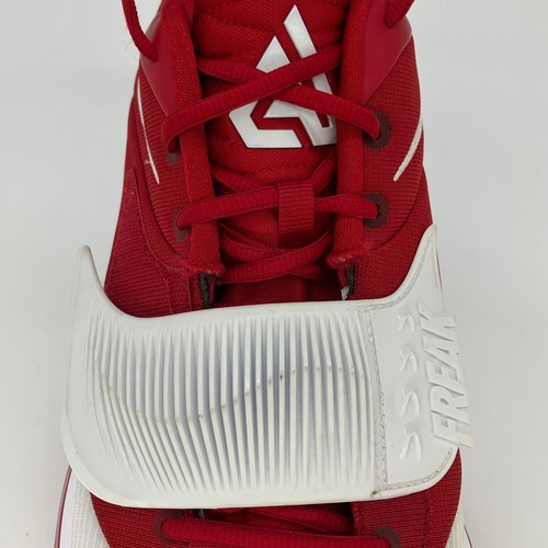 Nuevo Nike Zoom Freak Zapatos de Baloncesto Hombres 17 Mujeres 18.5 Rojo Blanco Air DM7378-600 - Imagen 5 de 7