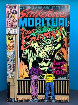 STRIKEFORCE MORITURI #11 Marvel Comics Oct  1987