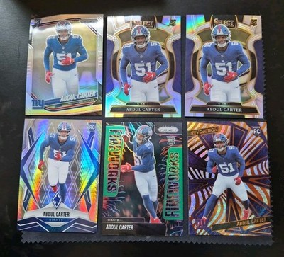 Abdul Carter [RC's] 2025 22 Card Lot