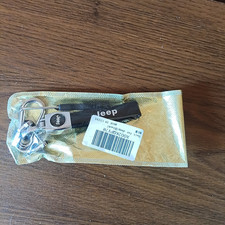 Jeep Black Keychain Key Ring Metal Car Logo New In Package Jeep Black Keychain Key Ring Metal Car Logo New In Package