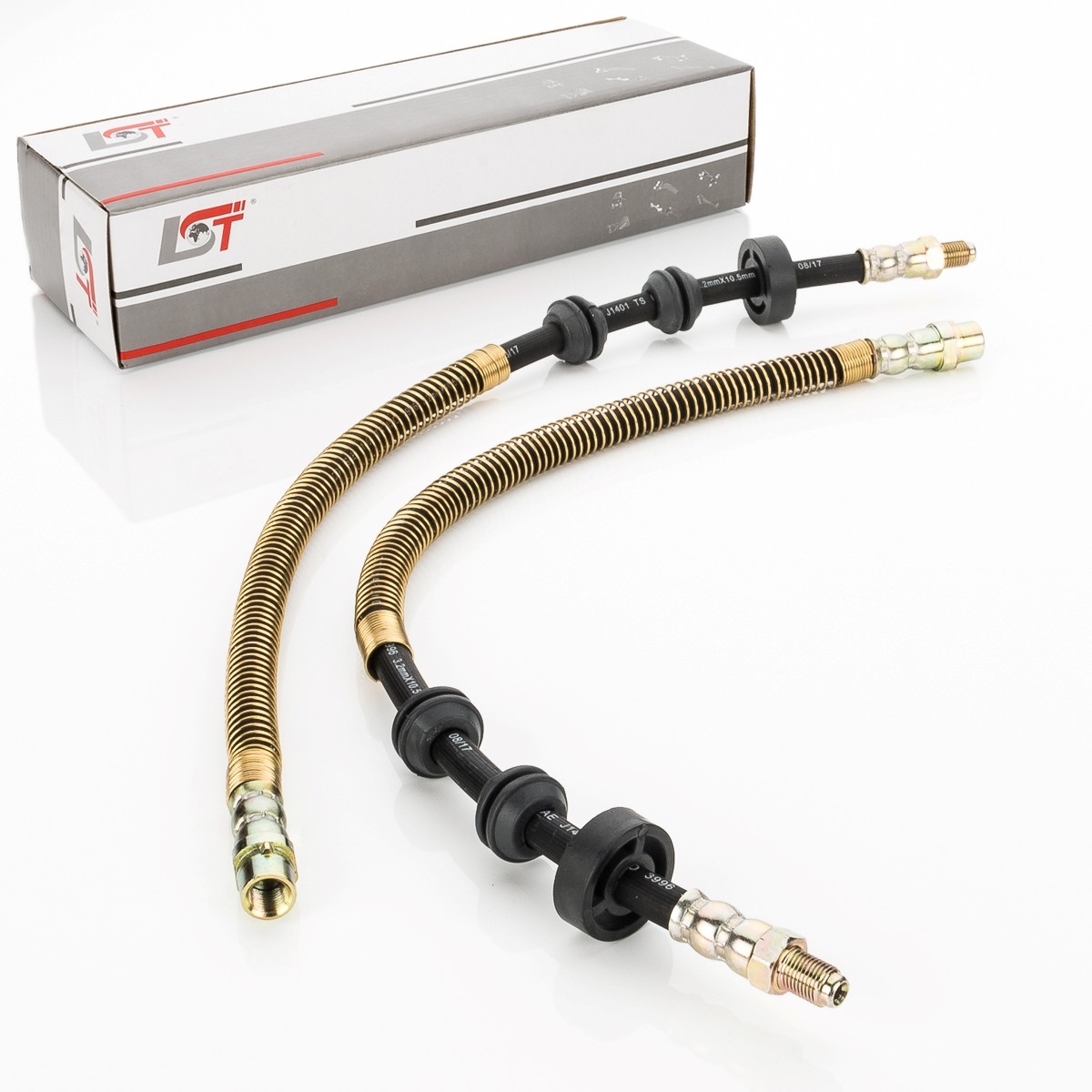 2x Brake Hose Rear for MERCEDES BENZ GLS X166 - 480 mm