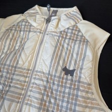 Scotty Cameron Peter Millar - Women's Full Zip Plaid Vest / Small / ScottyDog