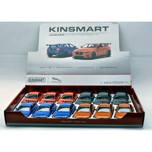 JAGUAR XE SV PROJECT 8 cm 12 (1 Modellino a Scela) Kinsmart Modellismo Giocattol - Immagine 3 di 3