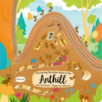 Anthill (Happy Fox Books) One-of-a-Kind Board Book Teaches Kids Ages 2 to - GOOD
