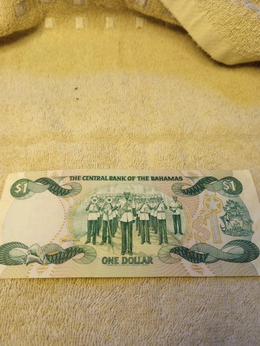 Bahamas - Banconota da 1 dollaro 1974 - Elisabetta II - Foto 2 di 2