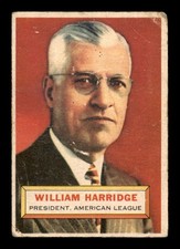 1956 Topps White Back #1 Will Harridge PRES POOR X3511444