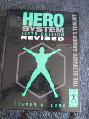 HERO SYSTEM 5E REVISED TOOLKIT & RULES COMPLETE RPG GAME 592 PAGE GSP