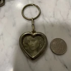 VTG Heart Shape Picture Frame Key Ring