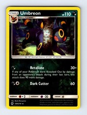 Umbreon 120/214 Reverse Holo Rare Lost Thunder Pokemon LP/MP
