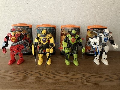 4 Lego Hero Factory Figuren 2011 OVP-Box Anleitung Komplett 2065 2067 2142 2063