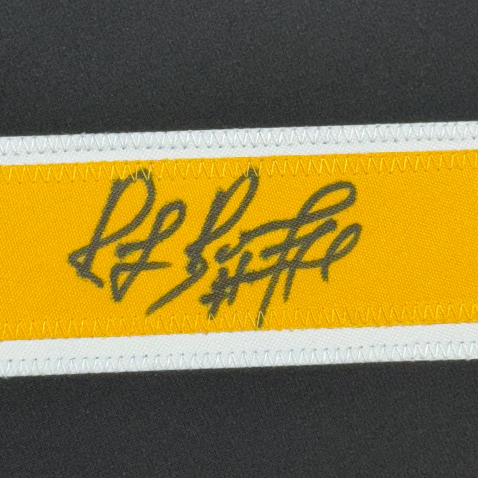 FRAMED Autographed/Signed RAY BOURQUE 33x42 Boston Black Jersey JSA COA Auto - Image 2 of 2