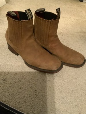 Brown Square Toe Boots Size 13