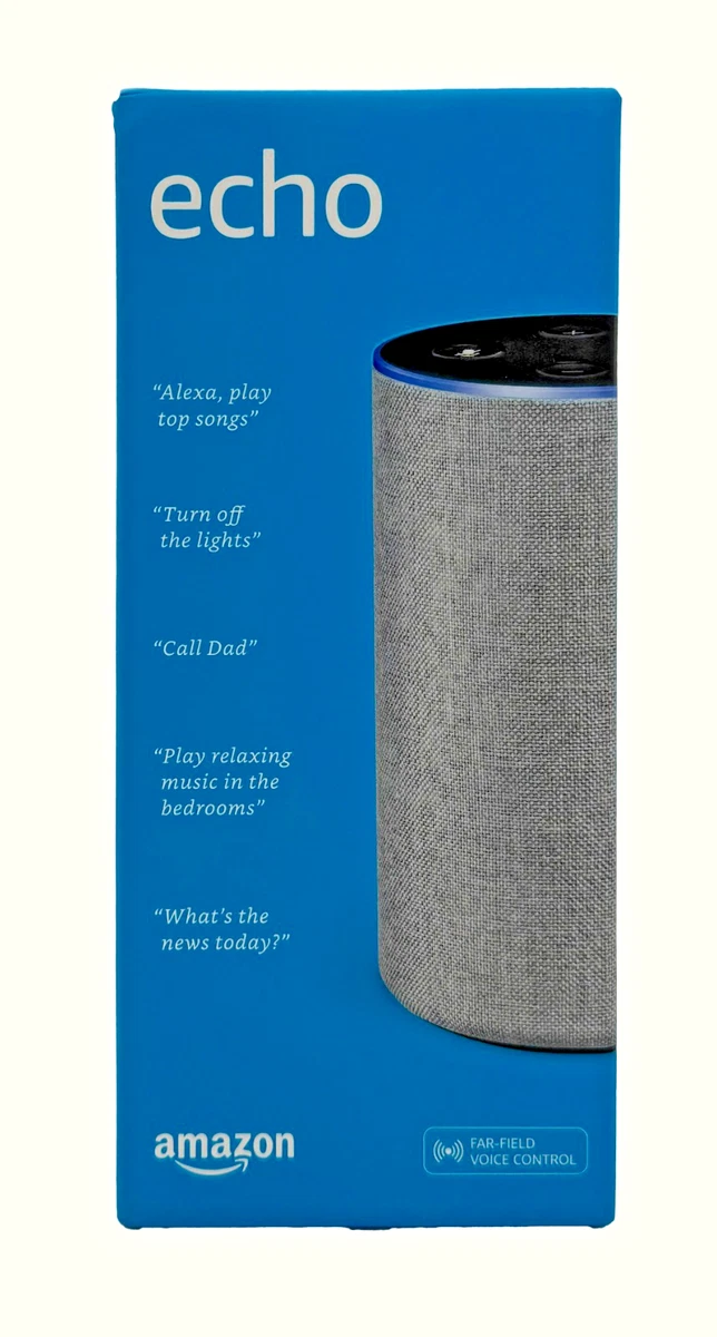 Amazon Echo (2nd Generation) Alexa Gray Smart Speakers for sale - eBay