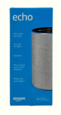 NEW Amazon Echo 2nd Gen Smart Speaker Alexa Dolby WIFI Heather Gray Fabric