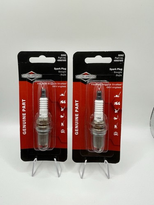 #ad #ad Lot Of 2 Briggs amp; Stratton 5092 Spark Plug 496018S Genuine Part..............5F $9.99