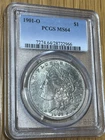 1901-O Morgan Silver Dollar PCGS MS64