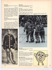 Vtg 1980 Peter Puck Montreal Canadiens Percy LeSueur Hockey News Scotiabank Ad